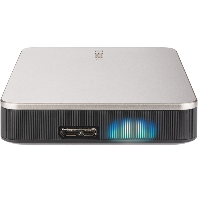 Toshiba canvio flex, 4 tb externe harde schijf (lichtzilver, hdtx240escca, usb 3.2 gen 1)