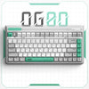 Iqunix og80 wormhole wireless mechanical keyboard (grijs, us lay-out (qwerty), cherry mx red, 80% (tkl), rgb leds, hot-swappable, pbt, 2.4ghz | bluetooth 5.1 | usb-c)