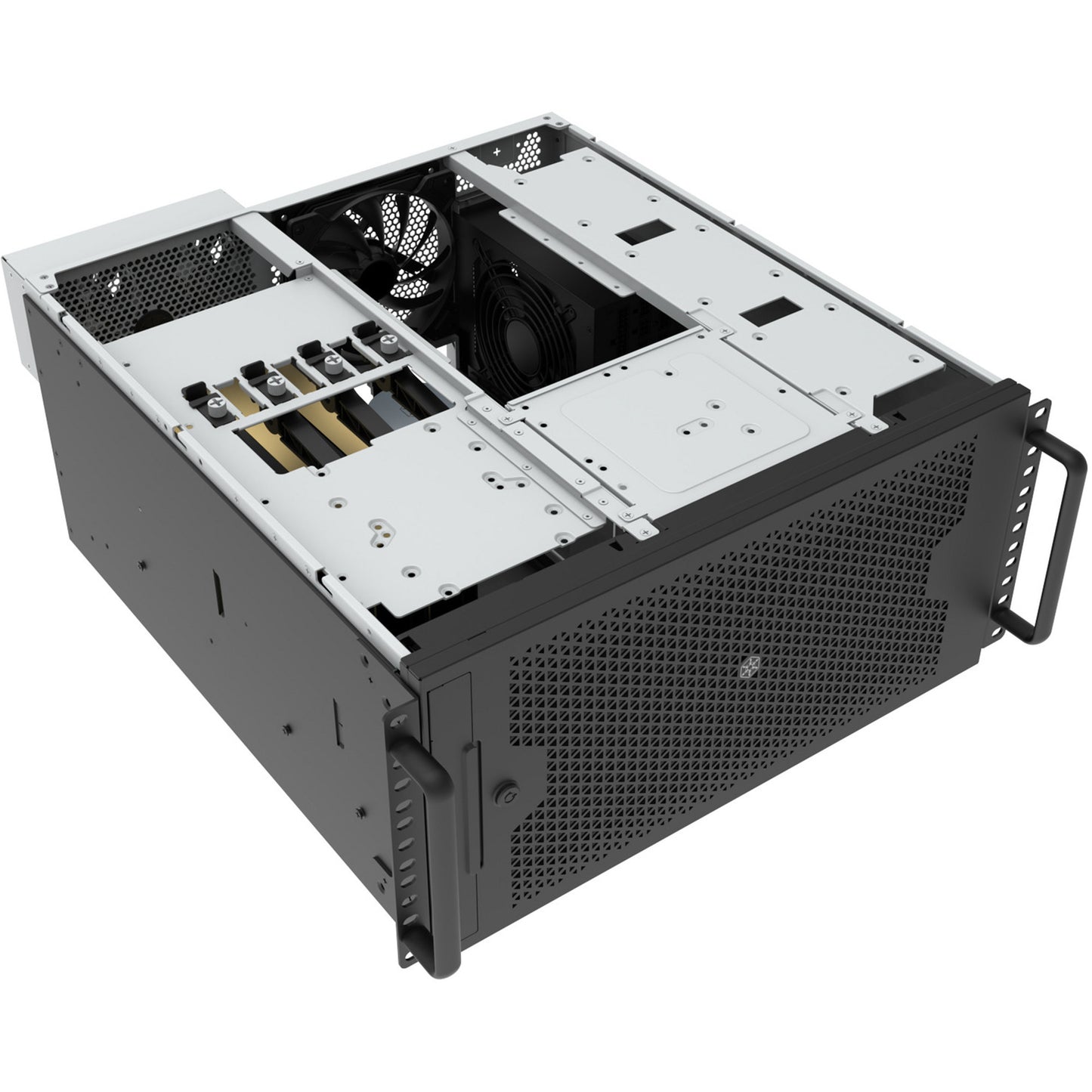 Silverstone rm53-502 rack behuizing (zwart)