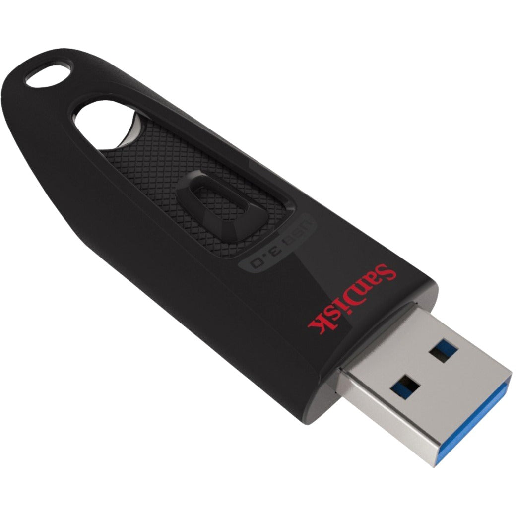 Sandisk ultra usb 3.0 256 gb usb-stick (zwart rood, sdcz48-256g-u46)