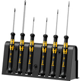 Wera micro esd schroevendraaierset met rek (zwart geel, 6-delig) - afbeelding 2