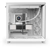 Nzxt h9 flow midi tower behuizing (wit (mat) | 2x usb-a | 1x usb-c | tempered glass)
