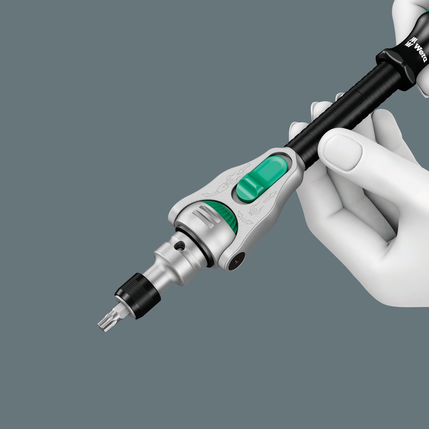 Wera 8100 sc 4 zyklop speed ratelset gereedschapsset (zwart groen, 38-delig, snelheidsratel met draaibare kop)