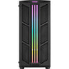 Aerocool prime v2 midi tower behuizing (zwart | 2x usb-a | rgb | window)