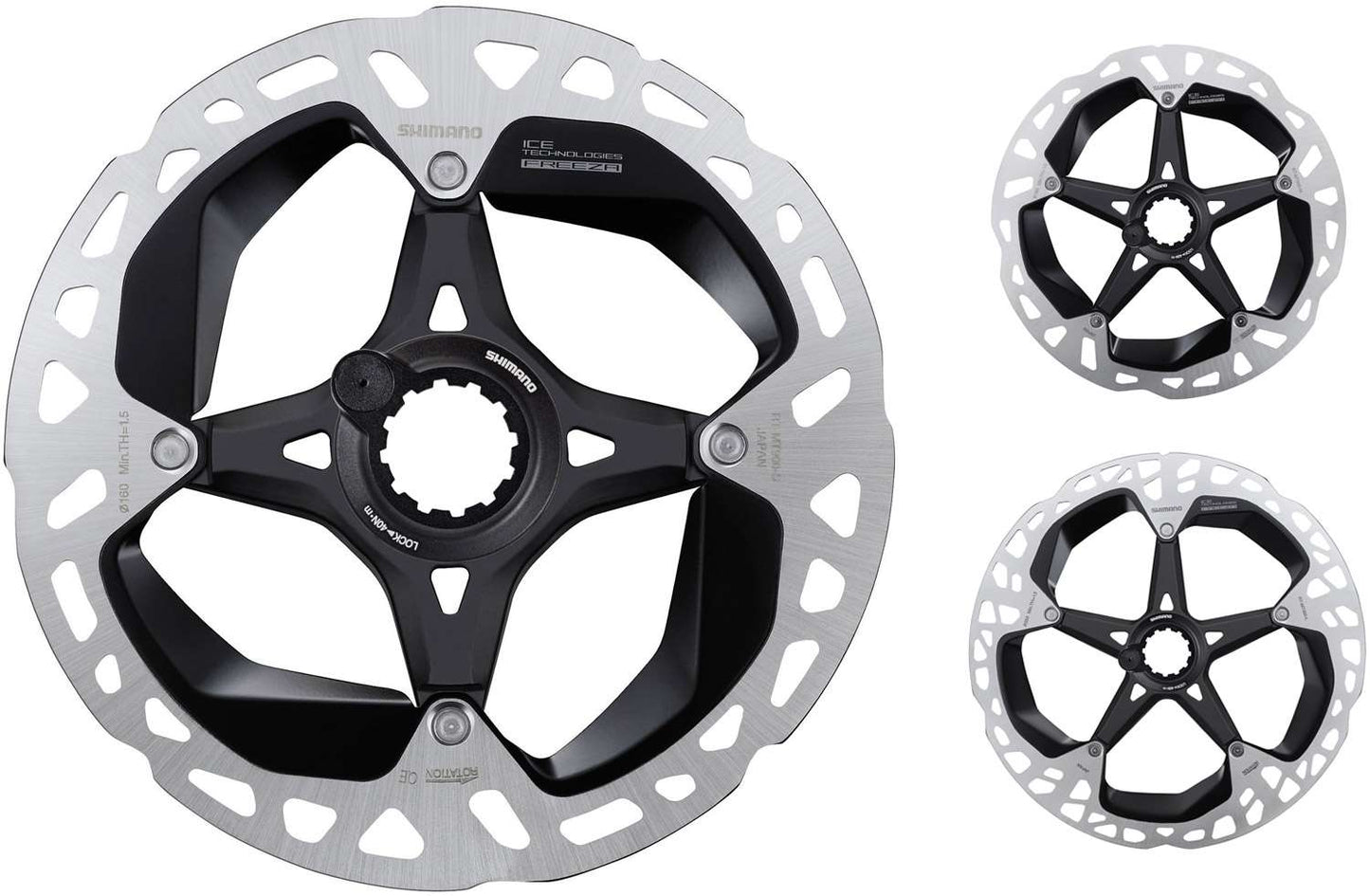 Shimano rt-mt900 center lock brake rotor for xtr w magnet + internal teeth