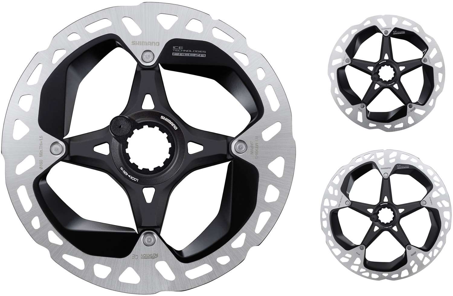 Shimano rt-mt900 center lock brake rotor for xtr w magnet + internal teeth