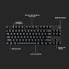 Logitech g413 tkl se mechanisch gaming toetsenbord (zwart, us-international lay-out (qwerty), gl tactile, 80% (tkl))