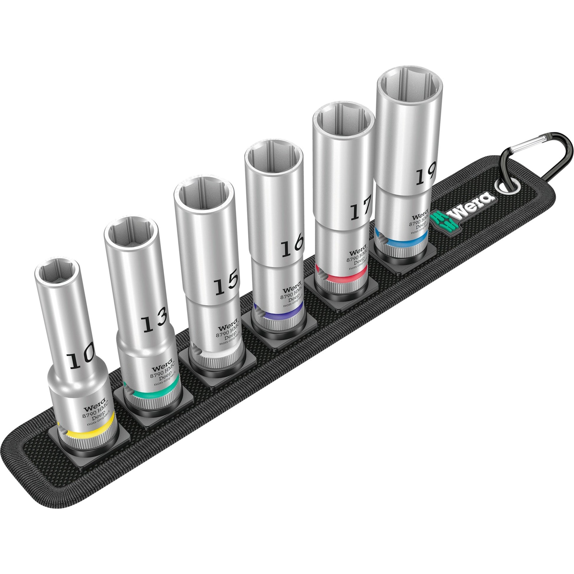 Wera belt c deep 1 doppenset, 1 2 dopsleutel (zwart, 6-delig)