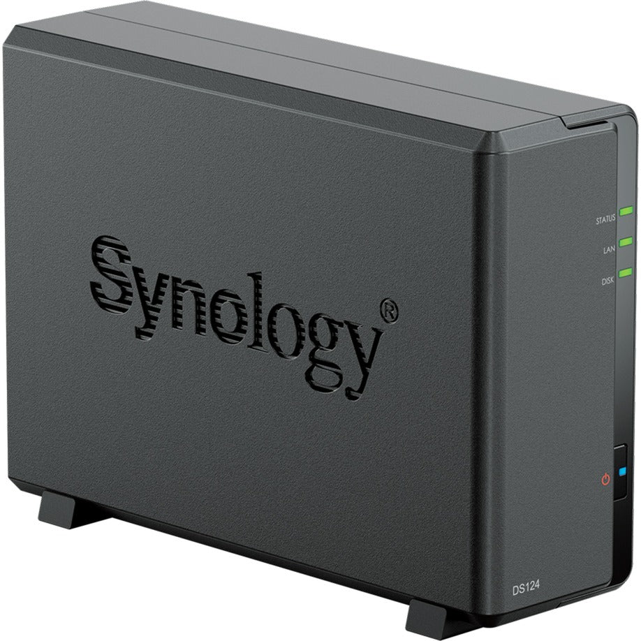 Synology diskstation ds124 nas (zwart, usb-a 3.2 (5 gbit s))