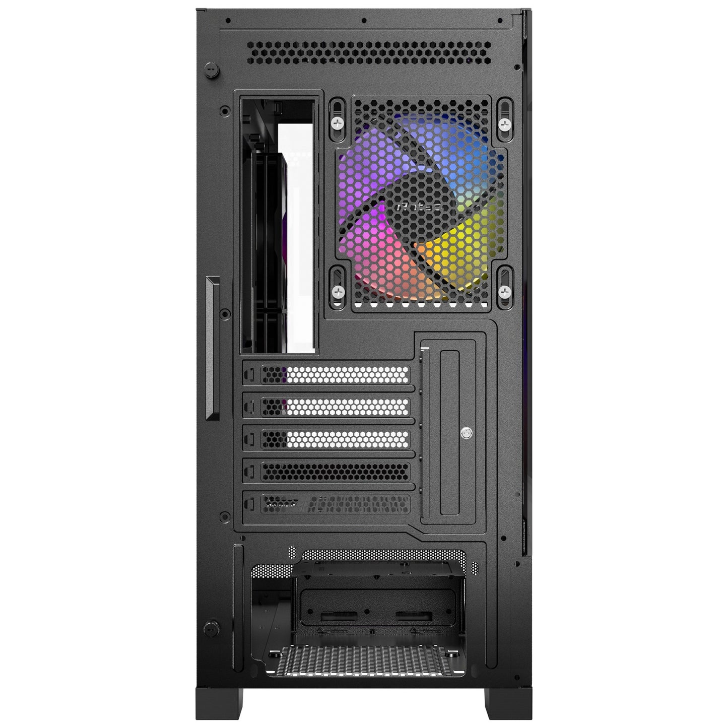 Antec cx500m rgb mini tower behuizing (zwart | 3x usb-a | tempered glass)