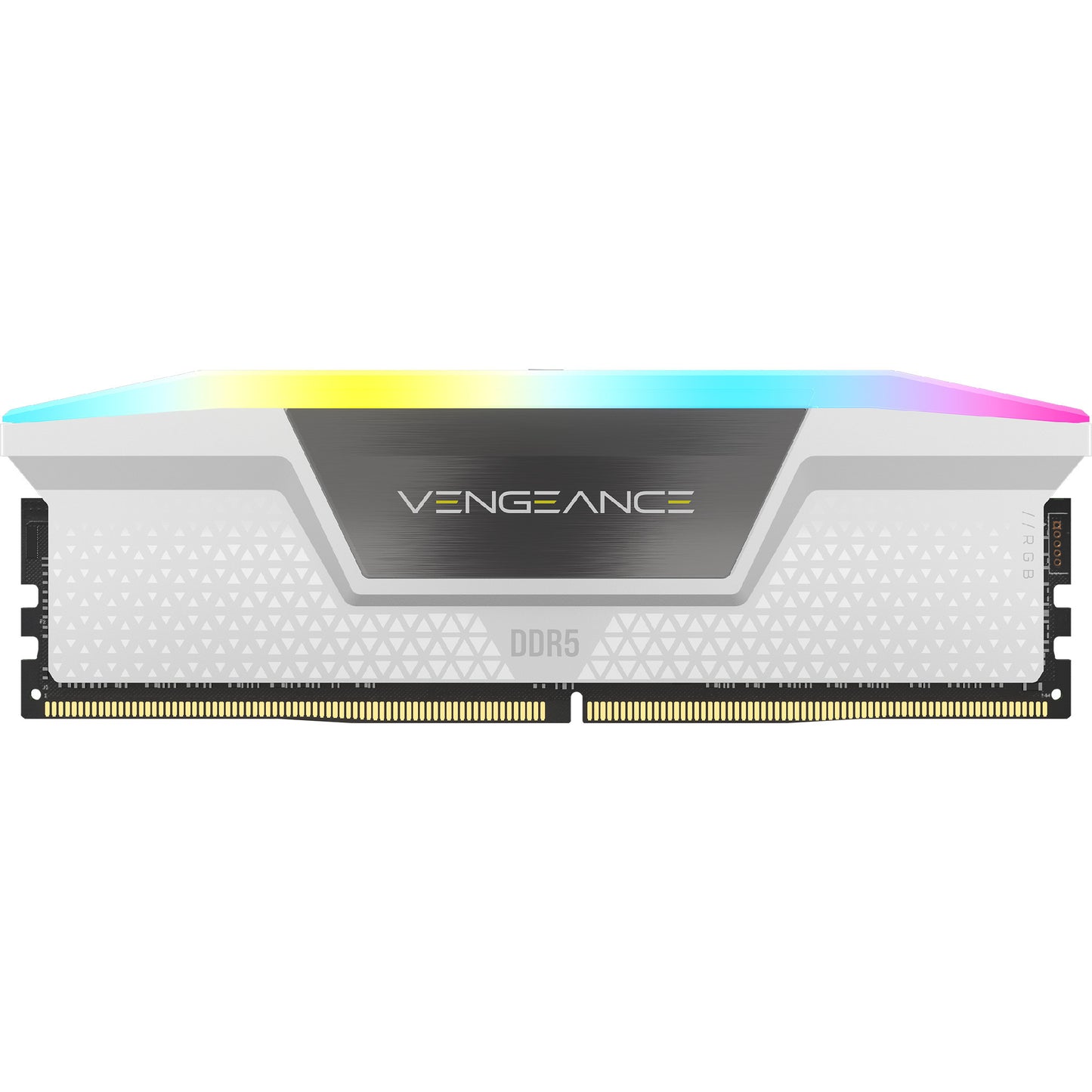 Corsair vengeance rgb 32 gb ddr5-6000 (2x 16 gb) werkgeheugen (wit, cmh32gx5m2d6000z38w, xmp, expo)