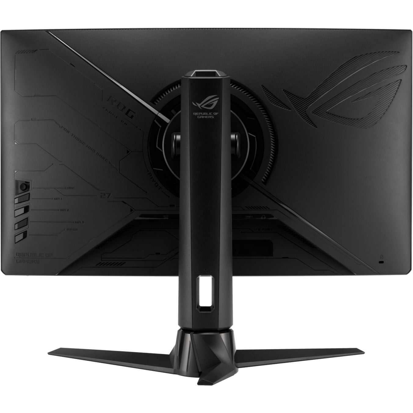 Asus rog strix xg27aqv 27 curved gaming monitor (zwart, 2x hdmi, 1x displayport, 170 hz)