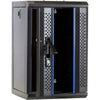 Dsi 10 inch 9u serverkast met glazen deur server rack
