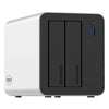 Terramaster f2-425 plus nas (wit, 2x 5gbe, hdmi, usb)
