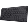 Trust lyra compact draadloos toetsenbord (zwart, us lay-out (qwerty), scissor switches, 65%, 2,4 ghz usb, bluetooth)