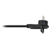 Brennenstuhl comfort-line plus, 4-voudig stekkerdoos (zwart, met platte stekker, 2m h05vv-f 3g1,5)