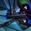 Sharkoon 4-port usb 3.2 gen 1 aluminium usb-hub (zwart)