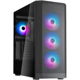 Silverstone fara 514x midi tower behuizing (zwart | 2x usb-a | 1x usb-c | rgb | tempered glass) - afbeelding 14