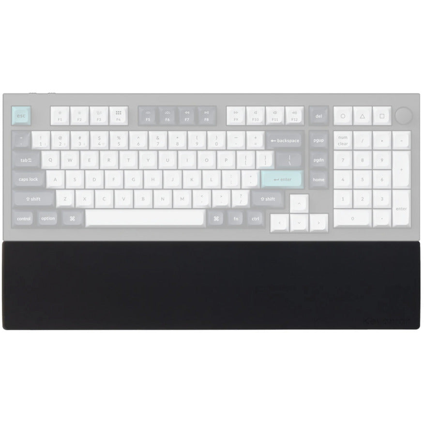 Keychron silicone palm rest voor q12 q5 pro q5 max q5 he l3 polssteun (zwart)