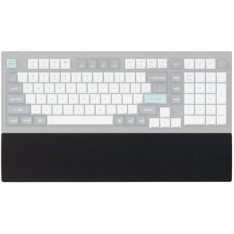 Keychron silicone palm rest voor q12 q5 pro q5 max q5 he l3 polssteun (zwart)