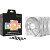 Be quiet! light wings lx pwm high-speed rgb case fans (wit, 3 stuks, 120 x 120 x 25 mm)