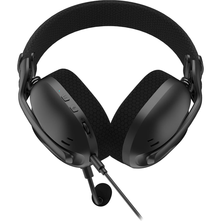 Hator hyperpunk 3 usb over-ear gaming headset (zwart, virtual 7.1 surround sound, usb-a usb-c bluetooth)
