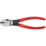 Knipex kracht-zijsnijtang zwart geatramenteerd met kunststof bekleed 180 mm - 7401180 - afbeelding 1