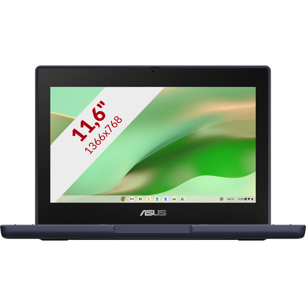 Asus chromebook cr11 cr1104cta-ns0067 11.6 laptop (grijs | n150 | intel graphics | 4 gb | 32 gb emmc | touch)