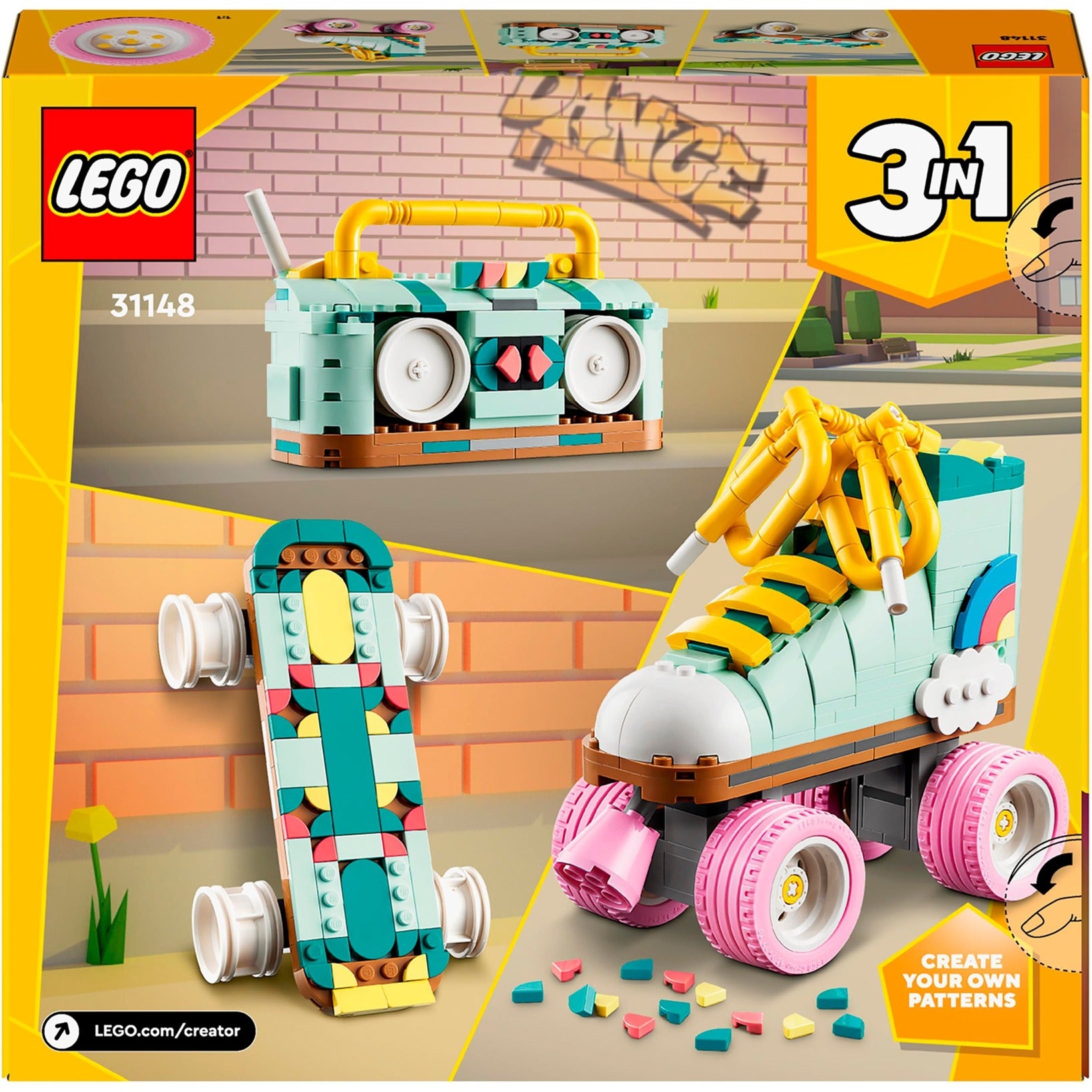 Lego creator 31148 retro rolschaats