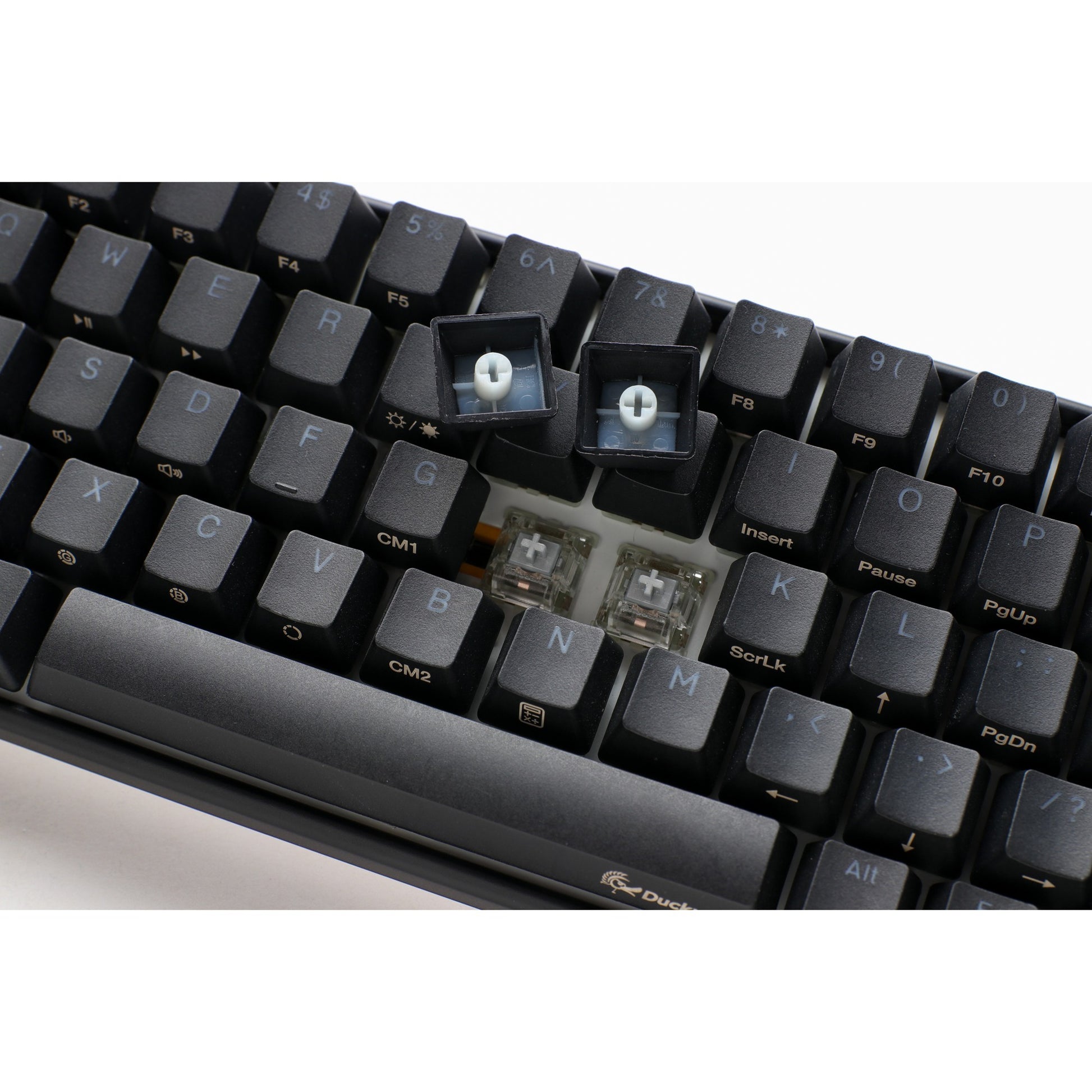 Ducky one 3 classic mini rgb mechanisch toetsenbord (zwart, us lay-out (qwerty), cherry mx silent red, 60%, rgb led, double-shot pbt, hot-swappable, quack mechanics)