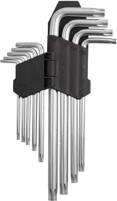 Katana torx angle wrench set ith bore t10 - t50