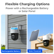 Reolink trackmix g770 + solar panel 2 beveiligingscamera (wit zwart, 4k 8mp uhd, 4g lte, incl. zonnepaneel) - afbeelding 11