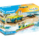 Playmobil family fun - strandwagen met kano's constructiespeelgoed (70436)