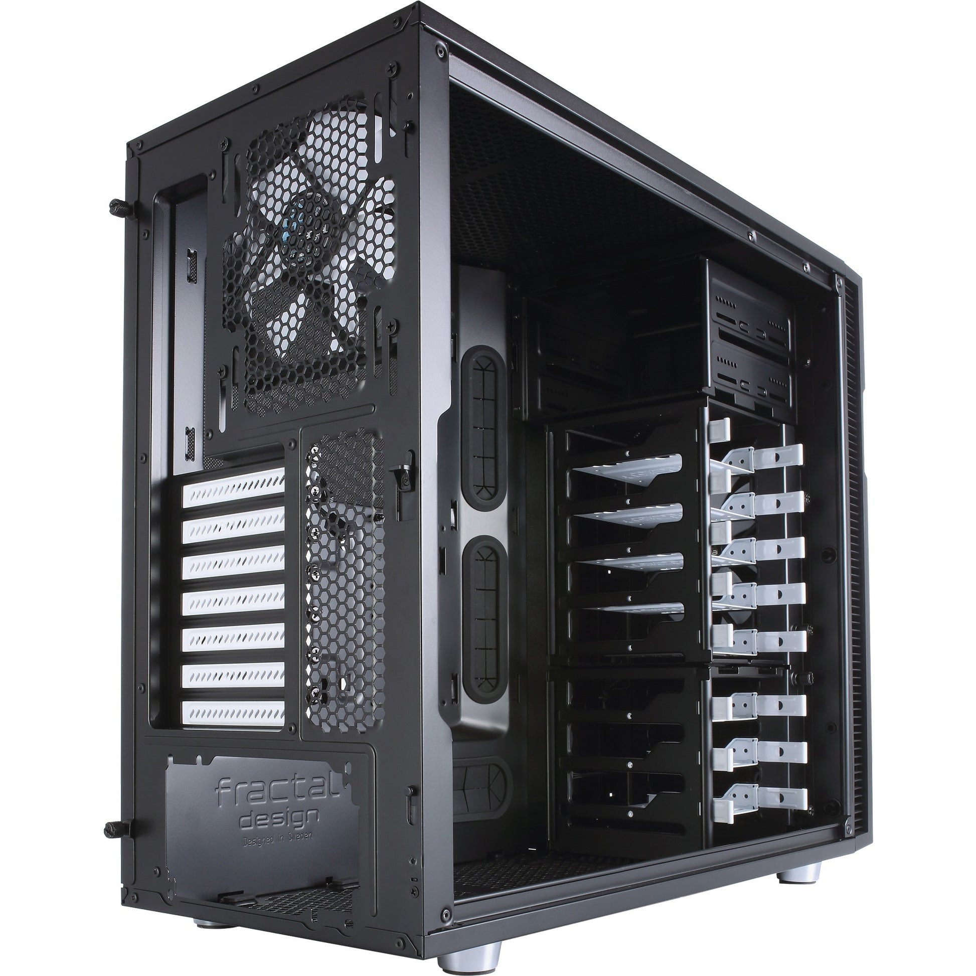 Fractal design define r5 midi tower behuizing (zwart | 4x usb-a)