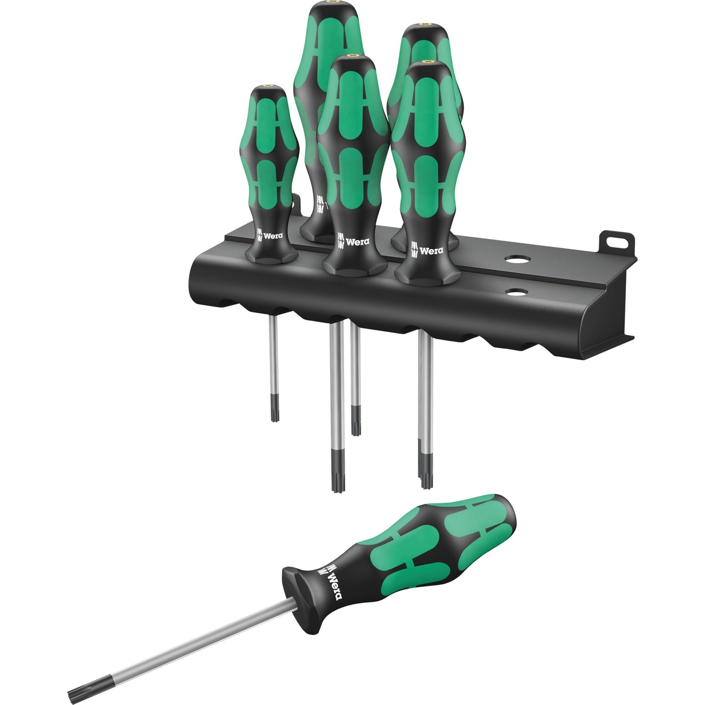 Wera 367 6 schroevendraaierset kraftform plus (zwart groen, 6-delig)