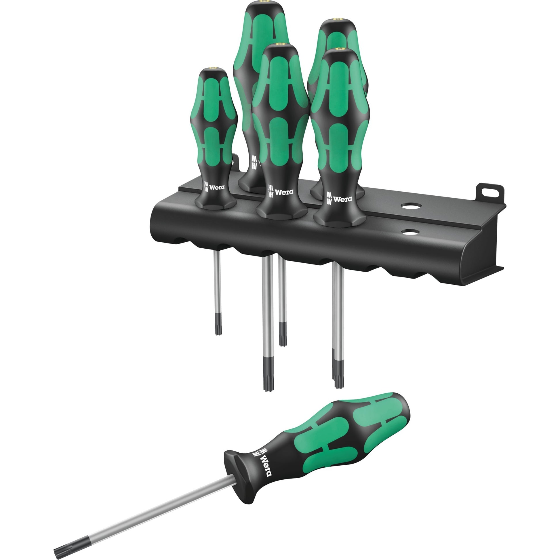 Wera 367 6 schroevendraaierset kraftform plus (zwart groen, 6-delig)