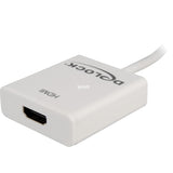 Delock mini displayport > hdmi adapter (wit, 0,2 meter, 4k) - afbeelding 3