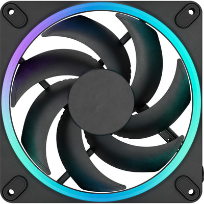 Fractal design momentum 14 rgb case fan (zwart, 140 x 140 x 25 mm, pwm)