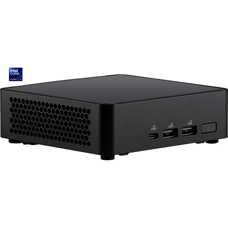 Asus nuc 14 pro slim kit rnuc14rvku500002i barebone (zwart | core ultra 5 125h | arc graphics)