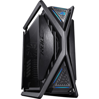 Asus rog hyperion gr701 big tower behuizing (zwart | 4x usb-a | 2x usb-c | rgb | tempered glass)