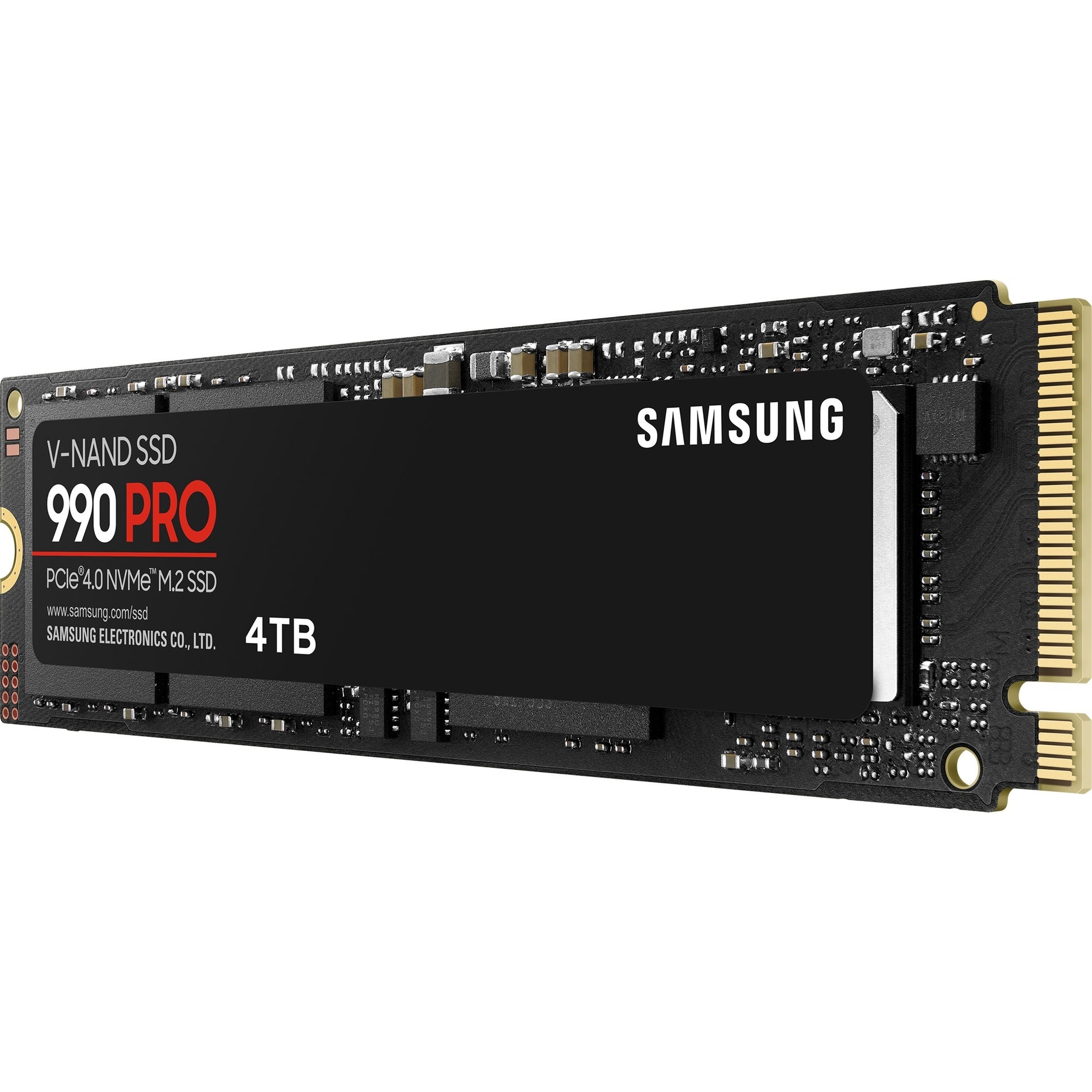 Samsung 990 pro 4 tb ssd (mz-v9p4t0bw, pcie gen 4.0 x4, nvme 2.0)