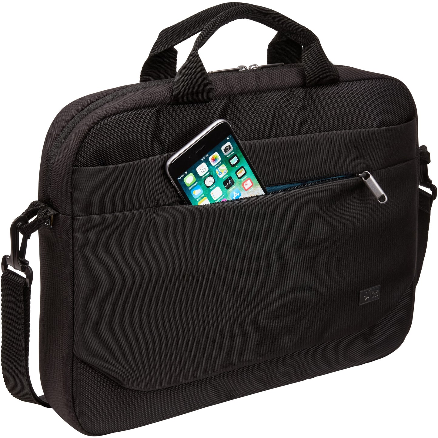 Case logic advantage 14 attaché laptoptas (zwart)