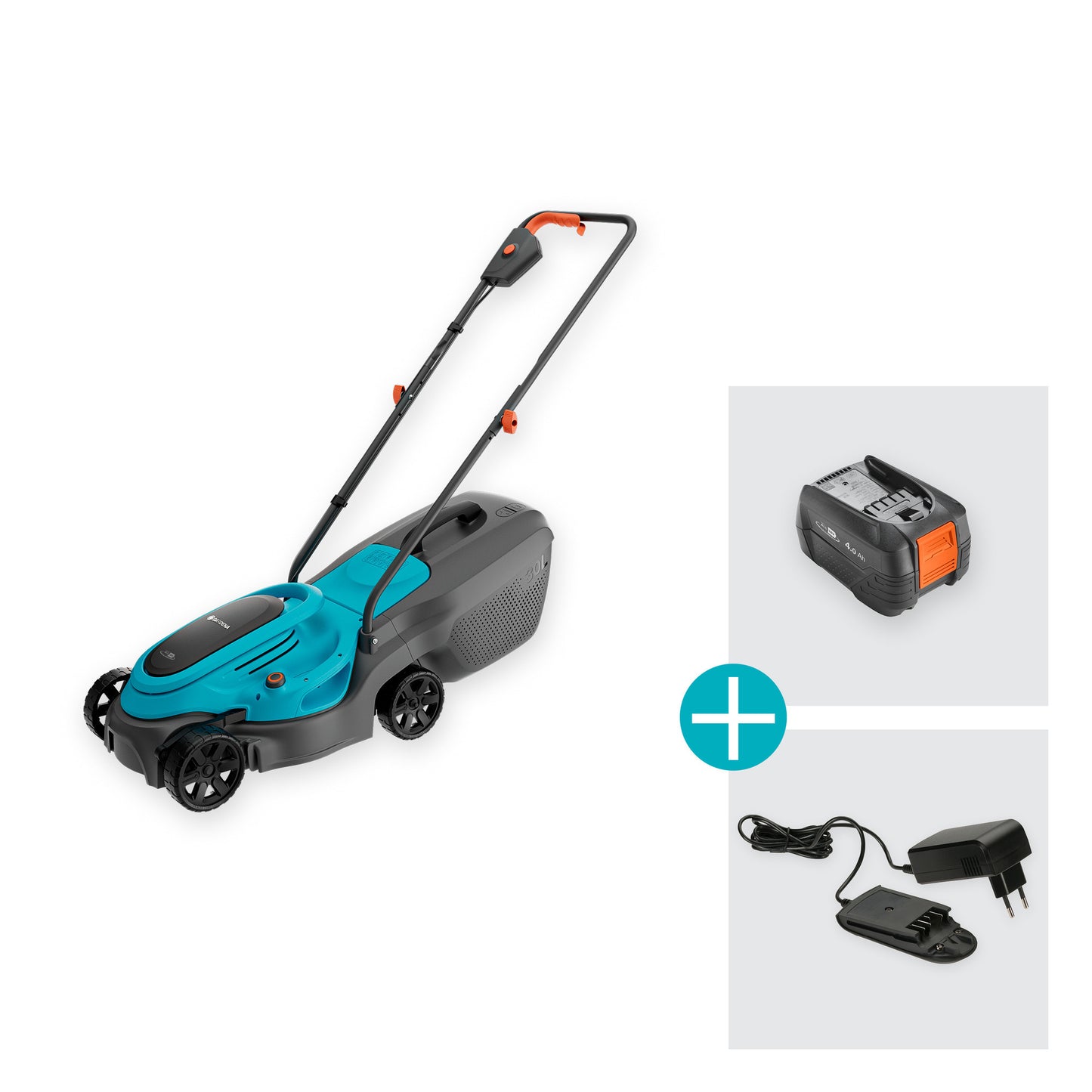 Gardena grasmaaier easymax 32 18v p4a set 4.0