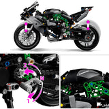 Lego technic kawasaki ninja h2r motor - 42170 - afbeelding 5