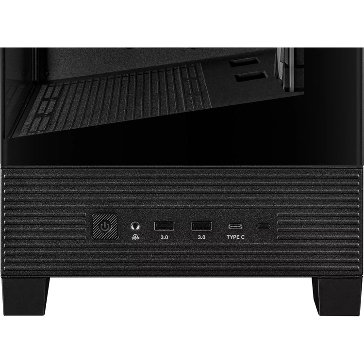 Asus a31 plus midi tower behuizing (zwart | 2x usb-a | 2x usb-c | tempered glass)