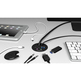 Icy box ib-hub1403b usb-hub - afbeelding 3