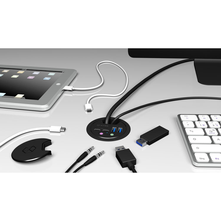 Icy box ib-hub1403b usb-hub
