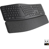 Logitech k860 ergo keyboard (zwart, 100%, bluetooth, us international iso) - afbeelding 1