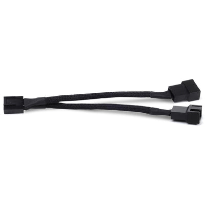 Silverstone sst-cpf01 splitterkabel (zwart, 10 centimeter)