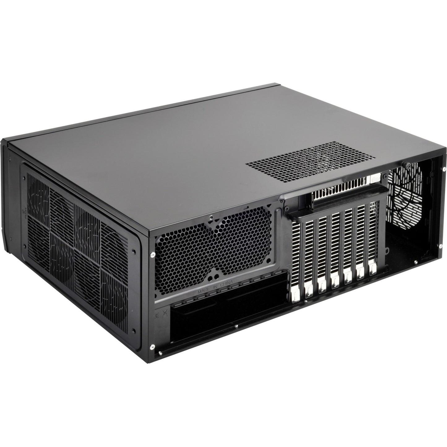 Silverstone sst-gd10b htpc behuizing (zwart | 2x usb-a)